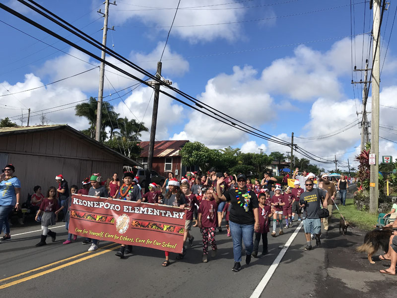 Pahoa’s 2019 Christmas Parade Presentation Hawaii Environmental